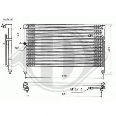 Condensator, airconditioning 8562300