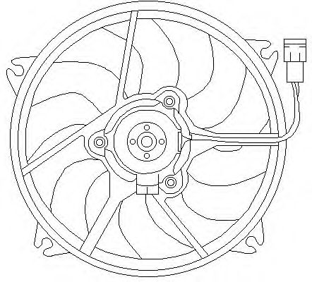 Fan, motor sogutmasi EV210380