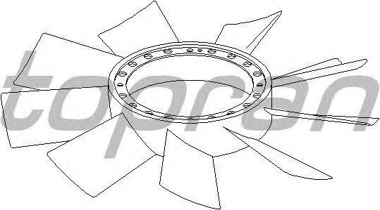 Fan Wheel, engine cooling 401 004