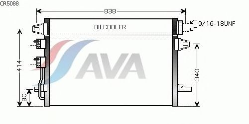 Condensator, airconditioning CR5088