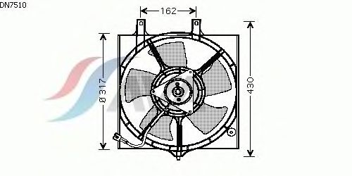 Fan, radiator DN7510