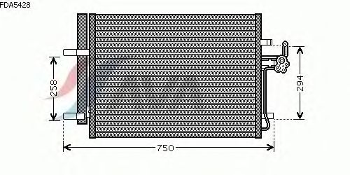 Condensator, airconditioning FDA5428