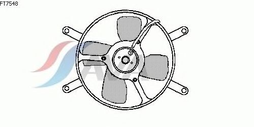 Fan, motor sogutmasi FT7548