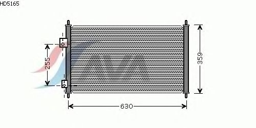 Condensator, airconditioning HD5165