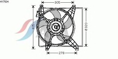 Fan, radiator HY7504
