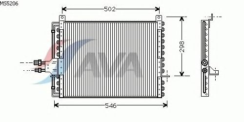 Condenser, air conditioning MS5206