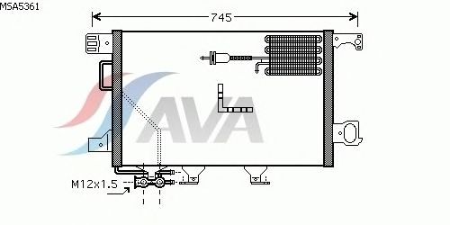 Condensator, airconditioning MSA5361