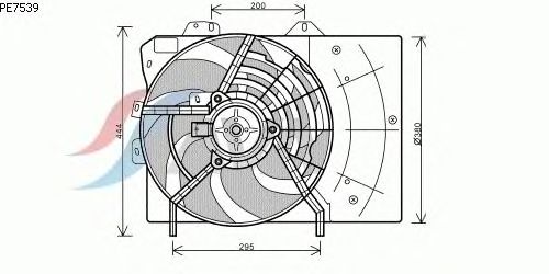 Fan, radiator PE7539