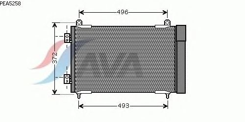 Condensator, airconditioning PEA5258