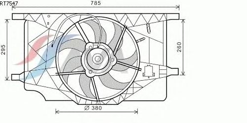 Fan, radiator RT7547
