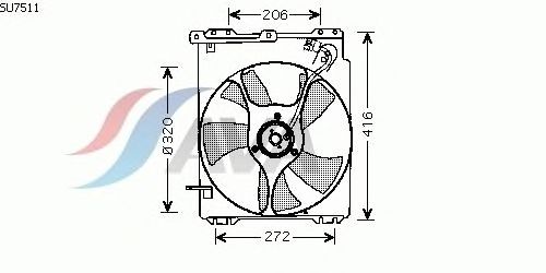 Fan, radiator SU7511