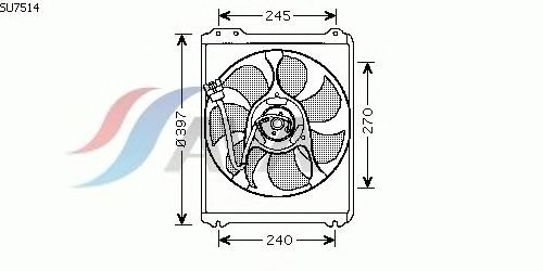 Fan, radiator SU7514
