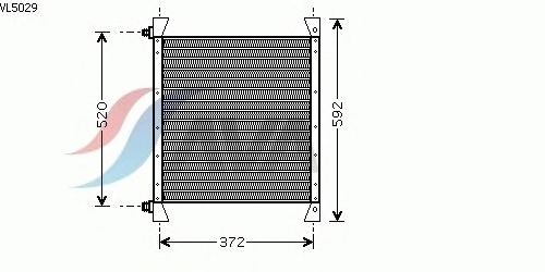 Condensator, airconditioning VL5029