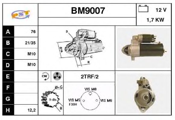 Startmotor BM9007