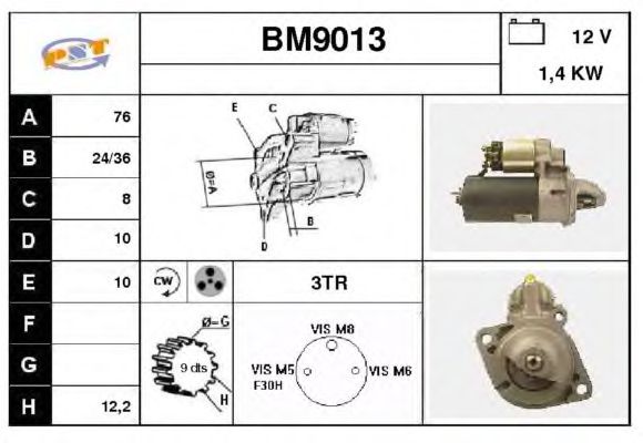 Startmotor BM9013