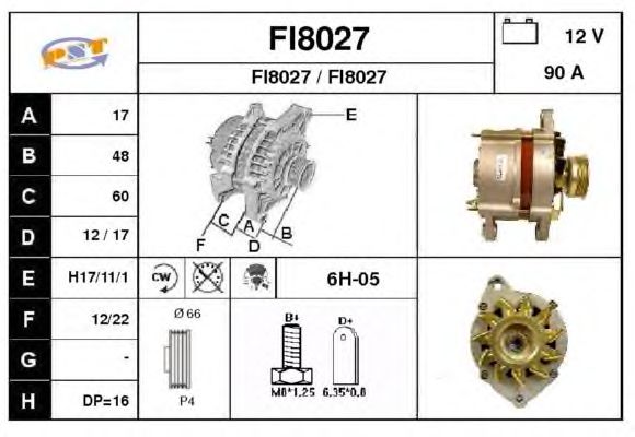 Alternator FI8027