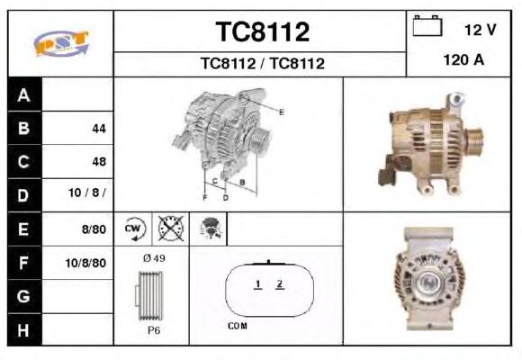 Alternator TC8112