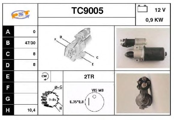Starter TC9005
