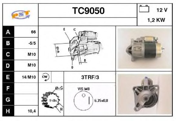 Starter TC9050
