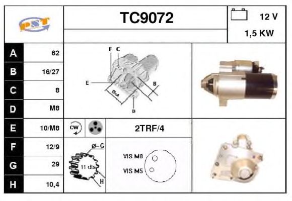 Starter TC9072