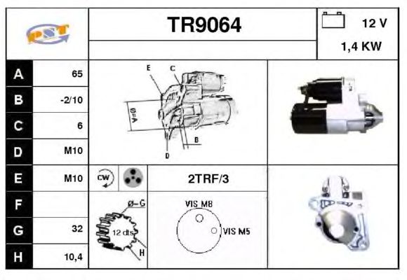 Startmotor TR9064
