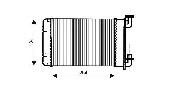 Heat Exchanger, interior heating QHR2043