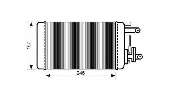 Heat Exchanger, interior heating QHR2067