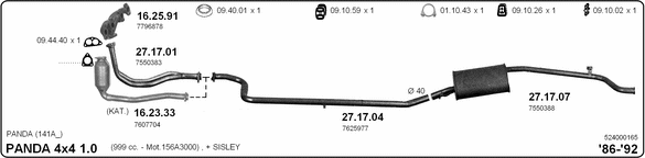Exhaust System 524000165
