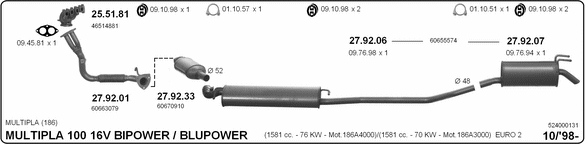 Exhaust System 524000131