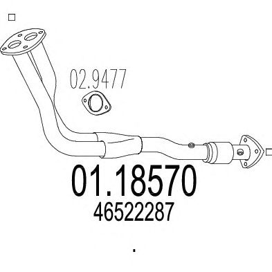 Exhaust Pipe 01.18570