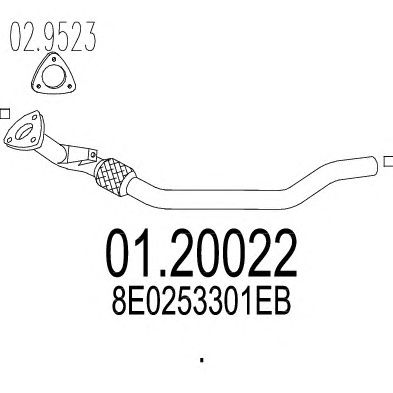 Exhaust Pipe 01.20022
