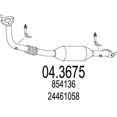 Catalytic Converter 04.3675