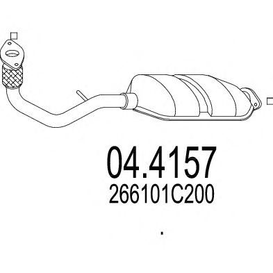 Catalytic Converter 04.4157