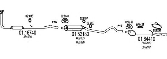 Exhaust System C250393005125