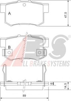 Brake Pad Set, disc brake 36757