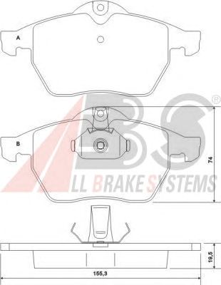 Brake Pad Set, disc brake 36897