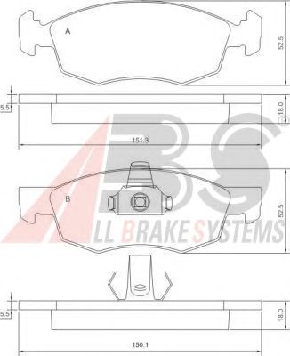 Brake Pad Set, disc brake 37286