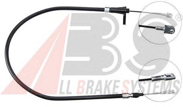 Cable, parking brake K10596