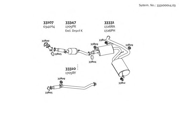 Exhaust System 333100014_03