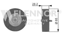 Deflection/Guide Pulley, v-ribbed belt FU99304