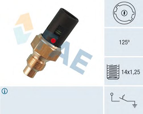 Temperature Switch, coolant warning lamp 35360