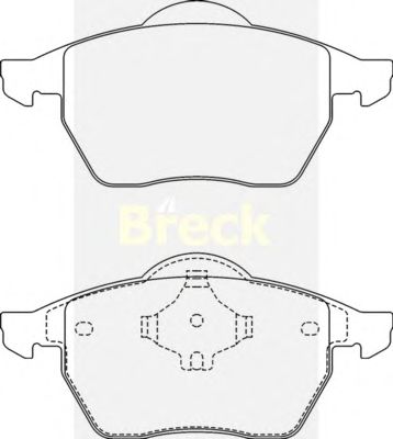 Brake Pad Set, disc brake 21848 00 701 00