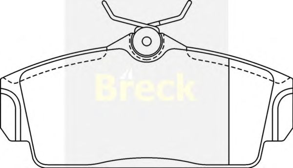 Brake Pad Set, disc brake 23463 00 701 00
