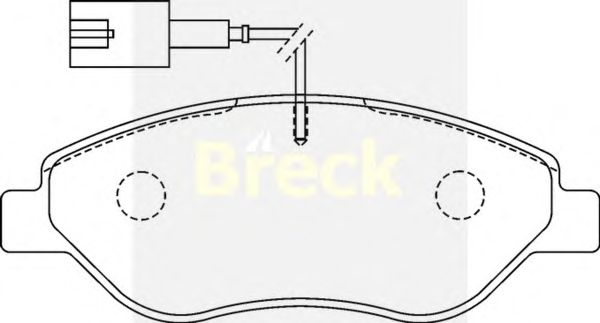 Brake Pad Set, disc brake 23711 00 W