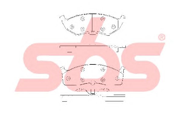 Brake Pad Set, disc brake 1501229309