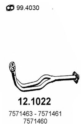 Exhaust Pipe 12.1022
