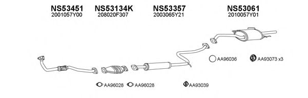 Exhaust System 530151