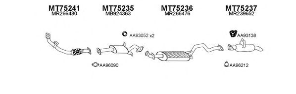 Exhaust System 750017