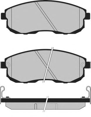Brake Pad Set, disc brake PA791