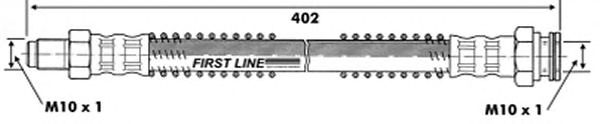Tubo flexível de travão FBH6263